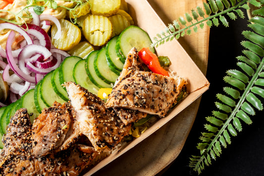 Peppered Mackerel Salad Box