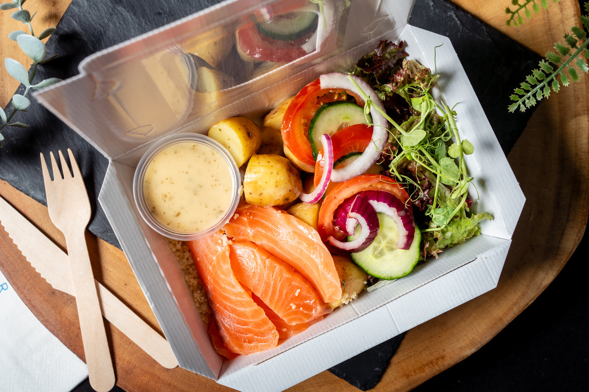 Smoked Salmon Salad Box