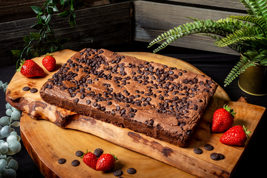 Sharing Triple Chocolate Brownie
