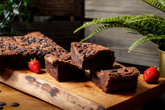 Sharing Triple Chocolate Brownie