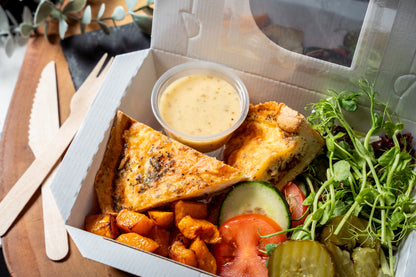 Fetta Quiche Salad Box